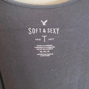 Blue American Eagle top